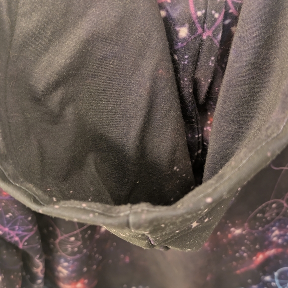Galaxy Print Zip-Up Hoodie - Picture 4 of 8